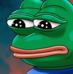 Создать мем: картинки грустной жабы, sad pepe, лягушка пепе обои