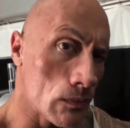 Create meme: Dwayne the Rock Johnson Meme, the rock eyebrow, the johnson rock meme