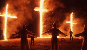 Create meme: burn, the ku Klux Klan, ku klus Klan