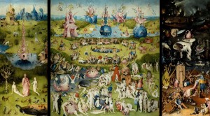 Create meme: Hieronymus Bosch, Bosch the garden of earthly, the garden of earthly delights Bosch