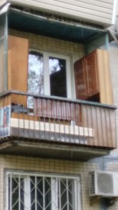 Create meme: glazing of balconies and loggias, balcony