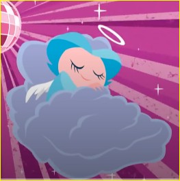 Create meme: Rainbow Dash is sleeping, rainbow dash , Equestria tickling Pinkie Pie