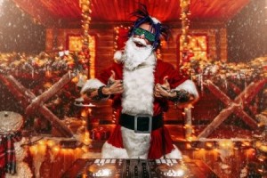 Create meme: rocker in a Santa suit, santa, Santa