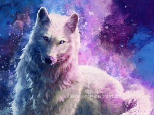 Create meme: wolf pattern, galaxy wolf, wolf