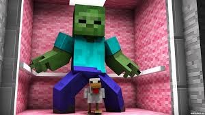 Create meme: minecraft animation, minecraft king zombie, minecraft animation