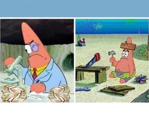 Create meme: funny, jokes about Patrick, me and my problems meme