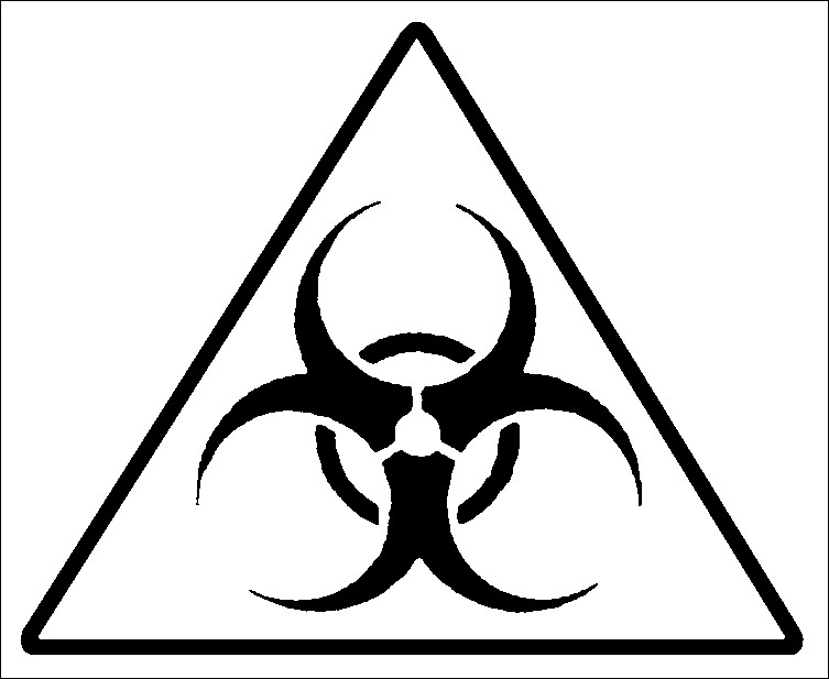 Create meme: Biohazard sign, The biohazard icon, chemical hazard sign