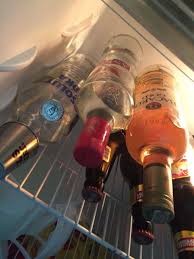 Create meme: alcohol , beer in the fridge, fridge with alcohol