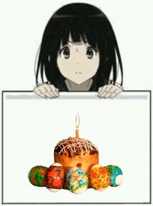 Create meme: kulich Easter, Easter, figure