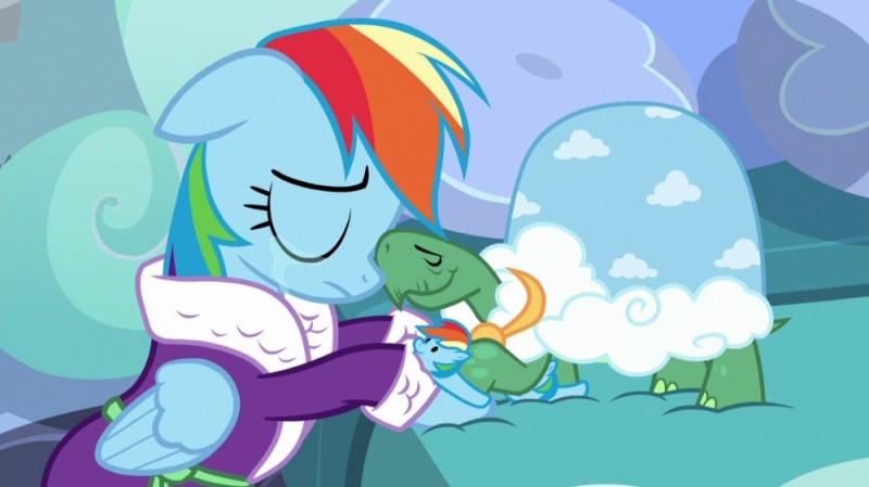 Create meme: friendship is a miracle, rainbow dash , pony 