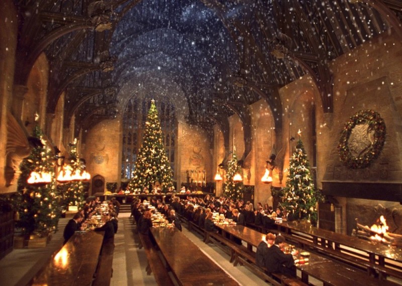Create meme: Harry Potter Christmas, Harry Potter , hogwarts harry potter