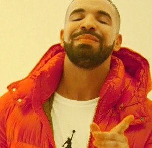 Create meme: drake meme template, drake meme, rapper Drake