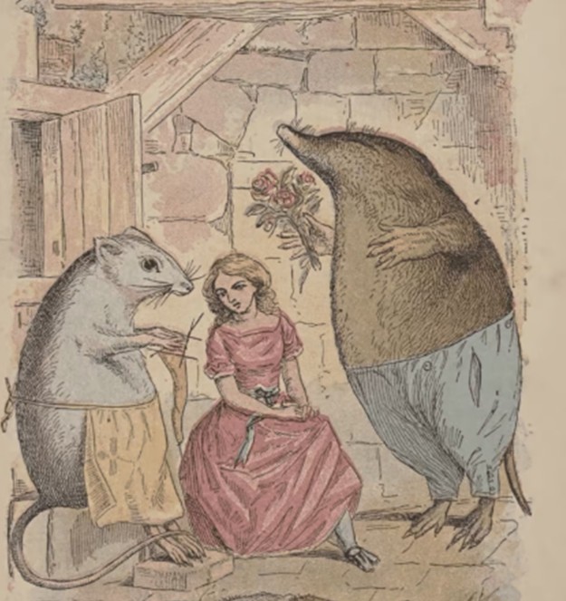 Create meme: andersen 's fairy tales, thumbelina, elsa beskow