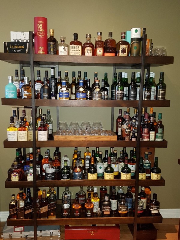 Create meme: luxury alcohol, shelf with alcohol, homemade whiskey bar