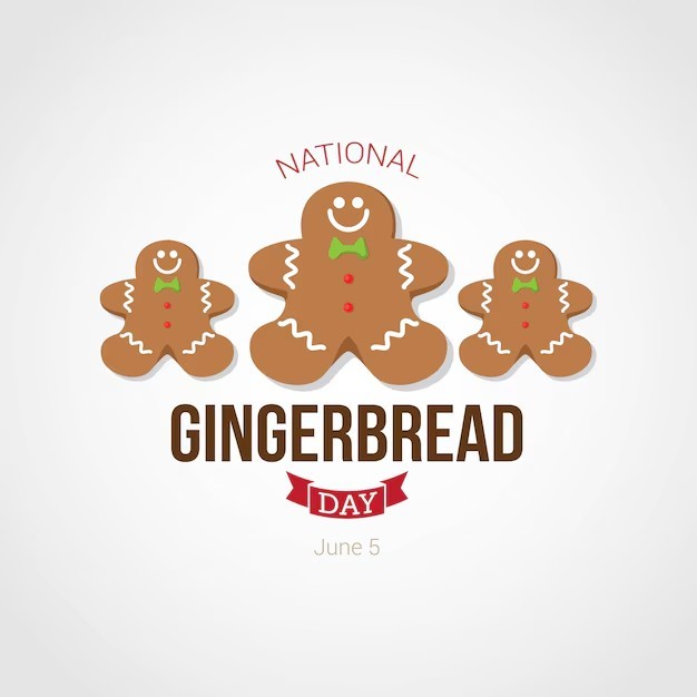 Create meme: Gingerbread Day (national gingerbread day) – USA, gingerbread day, christmas gingerbread man