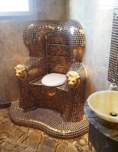 Создать мем: крутой унитаз, золотой туалет, золотой унитаз трон дорфман