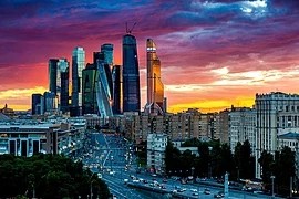 Create meme: Moscow city panorama, view of Moscow city, moscow moscow city