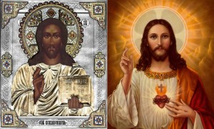 Create meme: jesus, icon of Jesus Christ pictures on the phone, Sacred Heart Of Jesus Christ