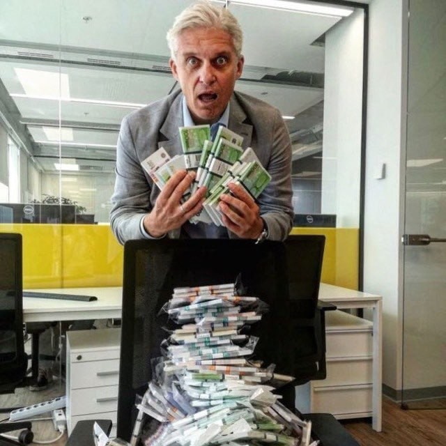 Create meme: oleg tinkov, founder of tinkoff bank, Director of tinkoff bank