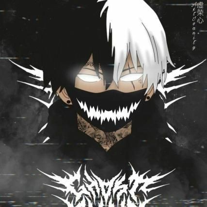 Create meme: dxrk ダーク face, gul 1000 7, kaneki