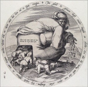 Create meme: engraving, Pieter Bruegel, Pieter Bruegel the elder flatterers