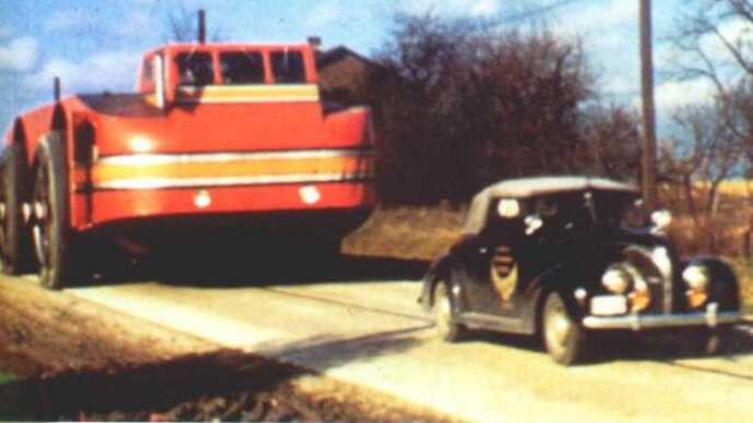 Создать мем: chevrolet bison 1964, antarctic snow cruiser, antarctic snow cruiser 1939