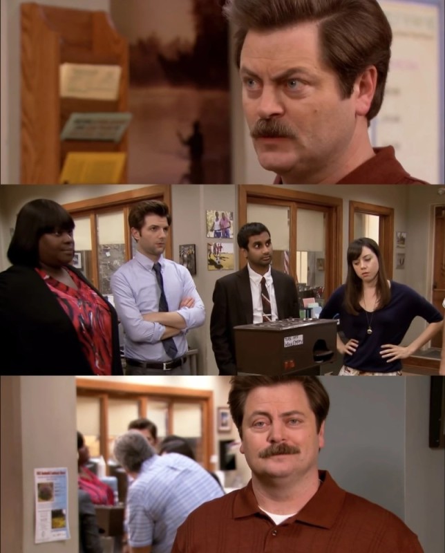 Create meme: There are chances, parks and recreation areas, the office meme