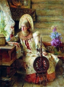 Create meme: ye Konstantin Makovsky boyaryshnya the, the Makovsky boyaryshnya at the window, ye Konstantin Makovsky boyaryshnya at the window