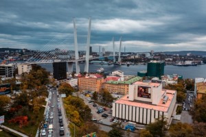 Создать мем: владивосток мост в китай, золотой мост владивосток, владивосток мост