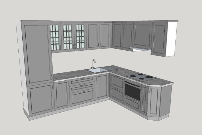 Create meme: kitchen , kitchen project, kitchen interior