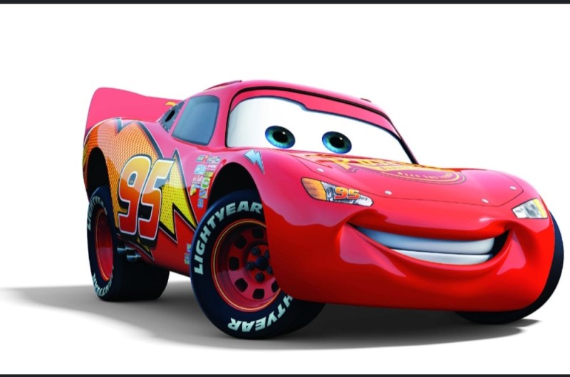 Create meme: makvin on a white background, McQueen cars, lightning McQueen 