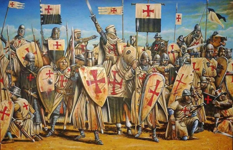 Create meme: The Templars Crusade, The reasons for the Crusades are, the crusaders 