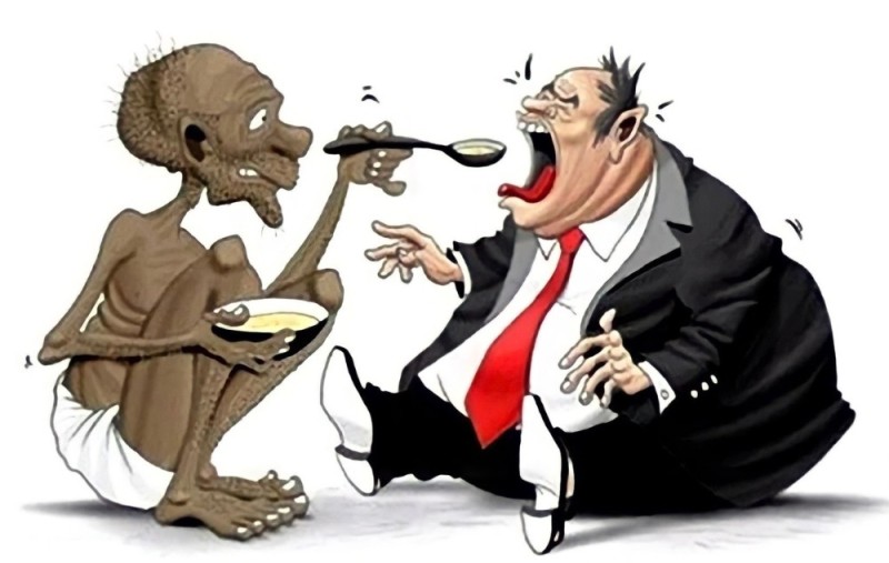 Create meme: servant of the people caricature, officials and people, Beggar caricatures