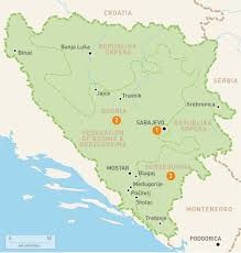 Create meme: Sarajevo, Bosnia and Herzegovina on the map