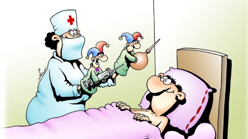 Create meme: medicine humor, doctor and patient caricature, doctor caricature