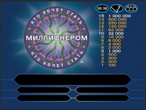 Create meme: about a lucky, game who wants to be a millionaire