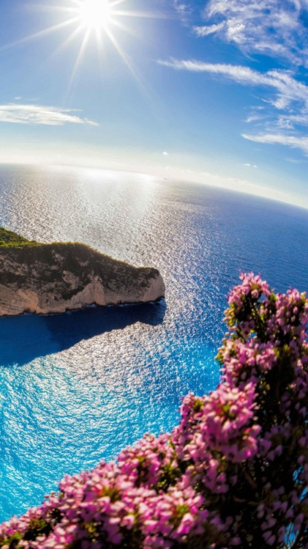 Create meme: sea view, greece landscape nature, nature of greece