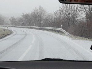 Create meme: road , track , snow 