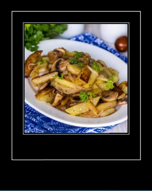 Create meme: fried potatoes with mushrooms, fried potatoes with mushrooms, potatoes with mushrooms